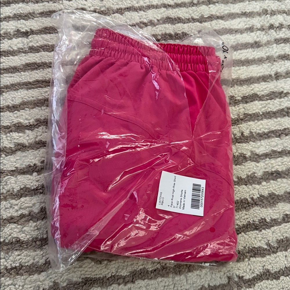 512 Lululemon Pace Rival High-Rise Short 5" Raspberry Coulis - Picture 3 of 3